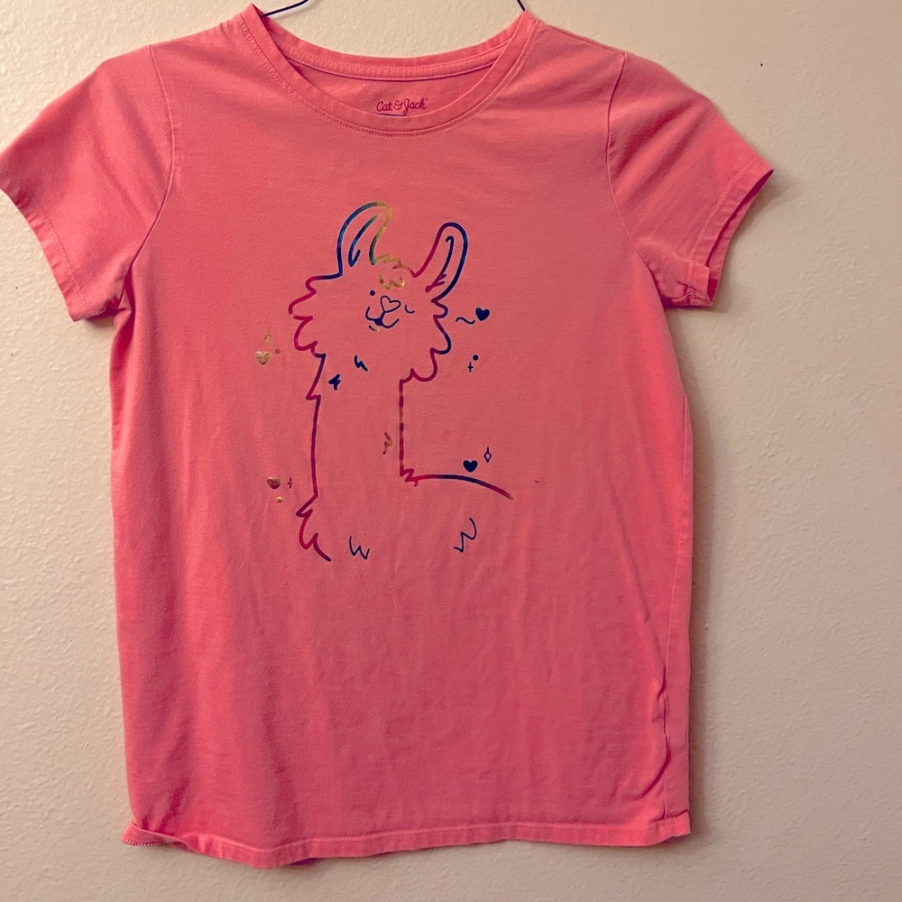 Rainbow Happy Llama  Soft short sleeve